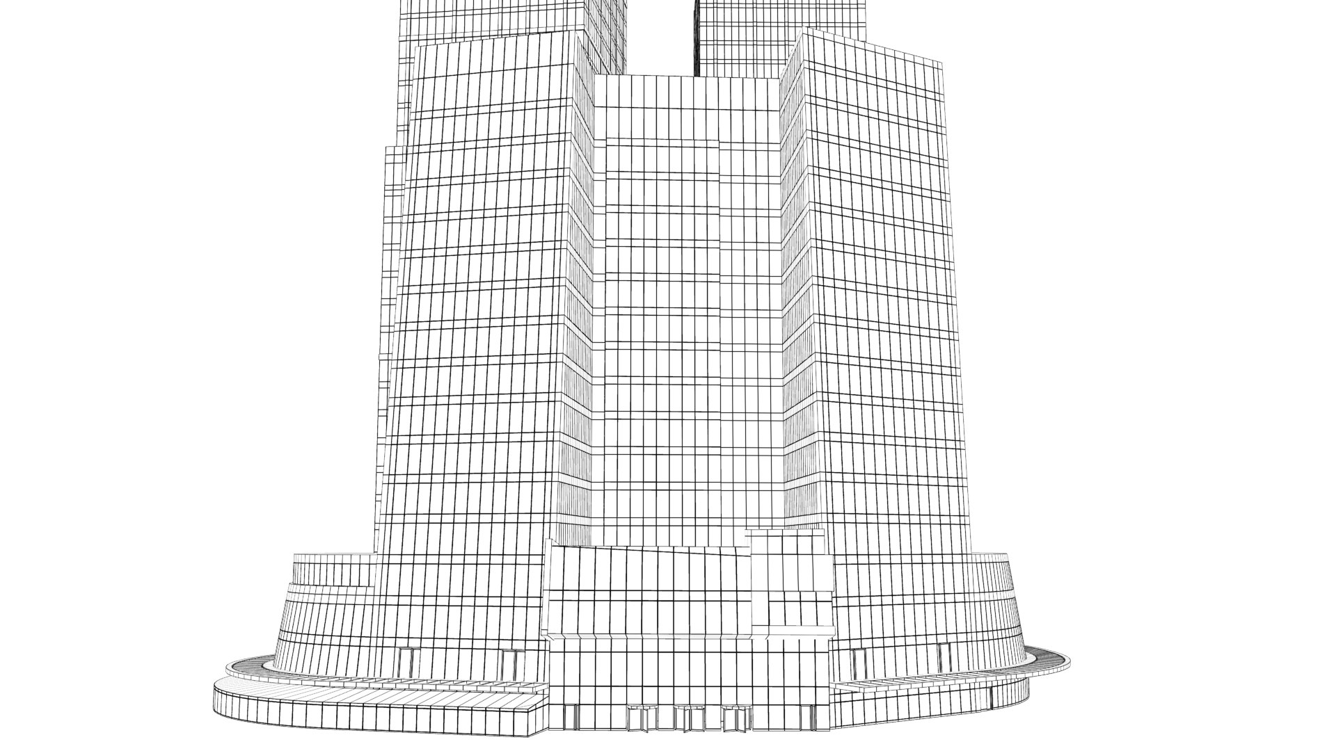 The Skyscraper Center Capital City Moscow Tower 3D Model - TurboSquid ...