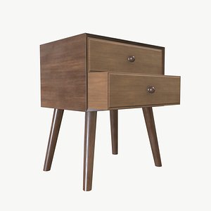 Bed side stand 3D
