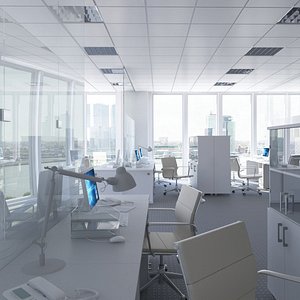 3D Office 2 model
