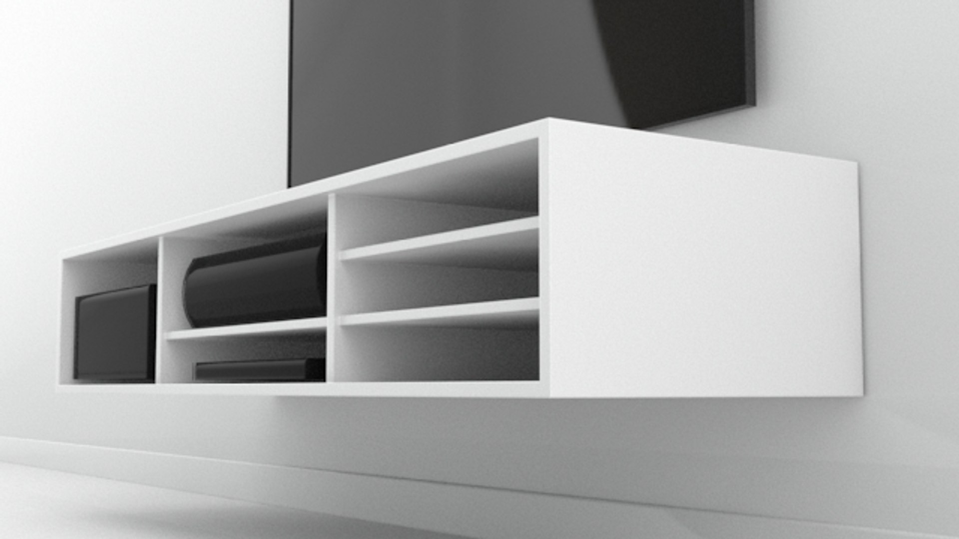 obj simple tv rack