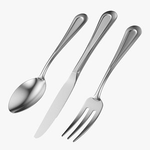 Dessert Knife Fork Spoon Classic Cutlery model