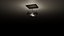 Modern Matte Black Framed Chandelier