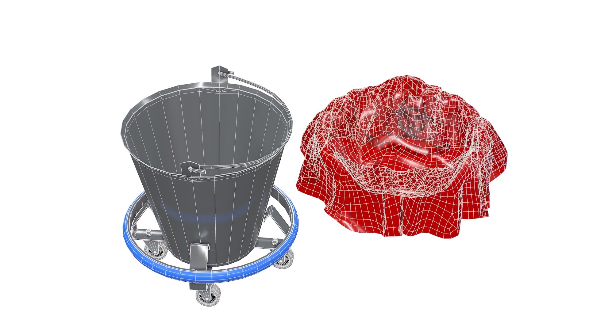 Kick Bucket 3D Model - TurboSquid 1865645