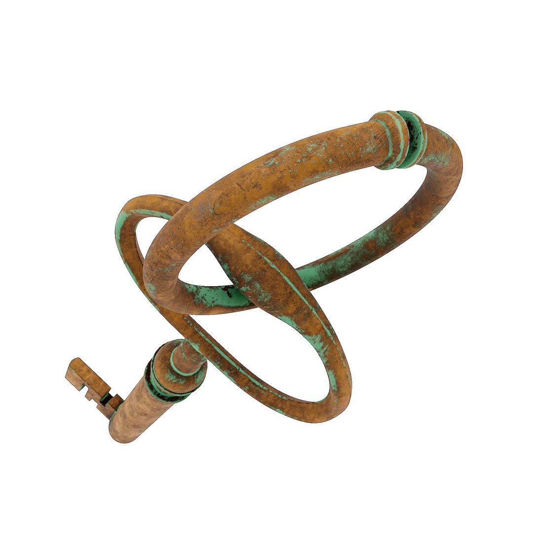 Rusty Door Key 3D Model - TurboSquid 1977292