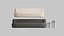 Lek stright sofa by CHRISTOPHE DELCOURT