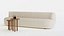 Lek stright sofa by CHRISTOPHE DELCOURT