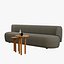 Lek stright sofa by CHRISTOPHE DELCOURT