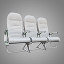Economy Class Airplane Seat