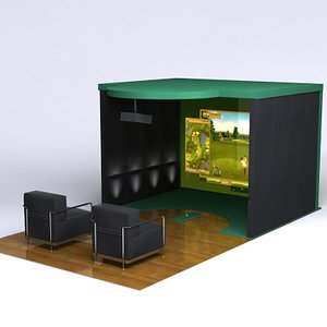 3d modern golf simulator