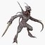 Zbrush 파일이있는 공상 과학 민첩한 외계인 괴물 생물 동물 짐승