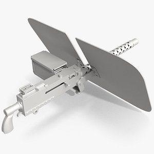 M1919 machine gun with shield