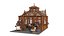 Victorian Style Greenhouse with Furniture and Flowers