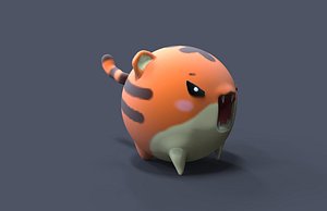 Cute tiger model