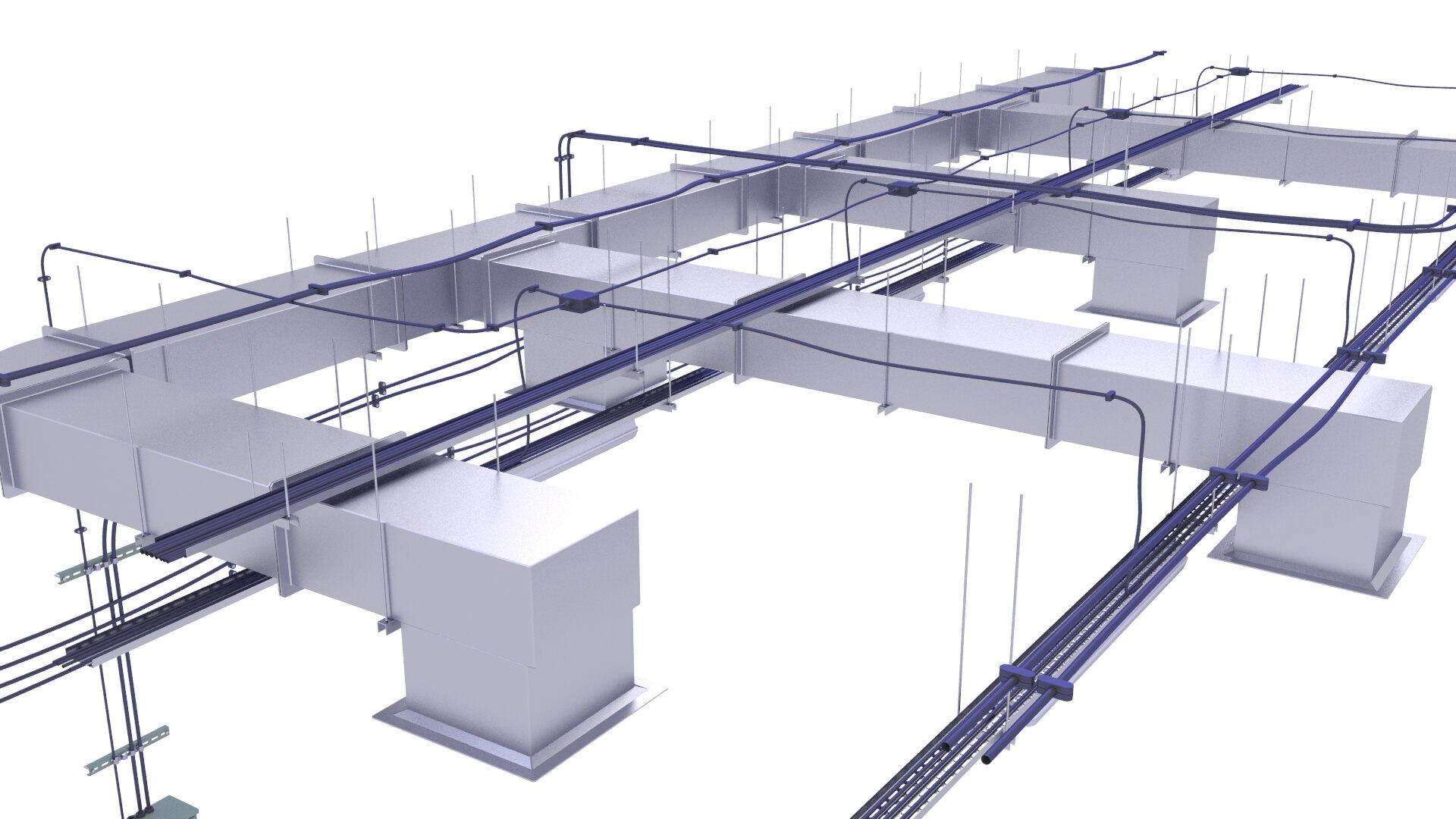 3D model Industrial Ceiling Duct 7 https://p.turbosquid.com/ts-thumb/GJ/Ozjqt5/5R/3d_ceiling_7_industrial_100010/jpg/1689673723/1920x1080/fit_q87/1683dd748a5ecdc6373a5a407fa2c054afb1c00c/3d_ceiling_7_industrial_100010.jpg