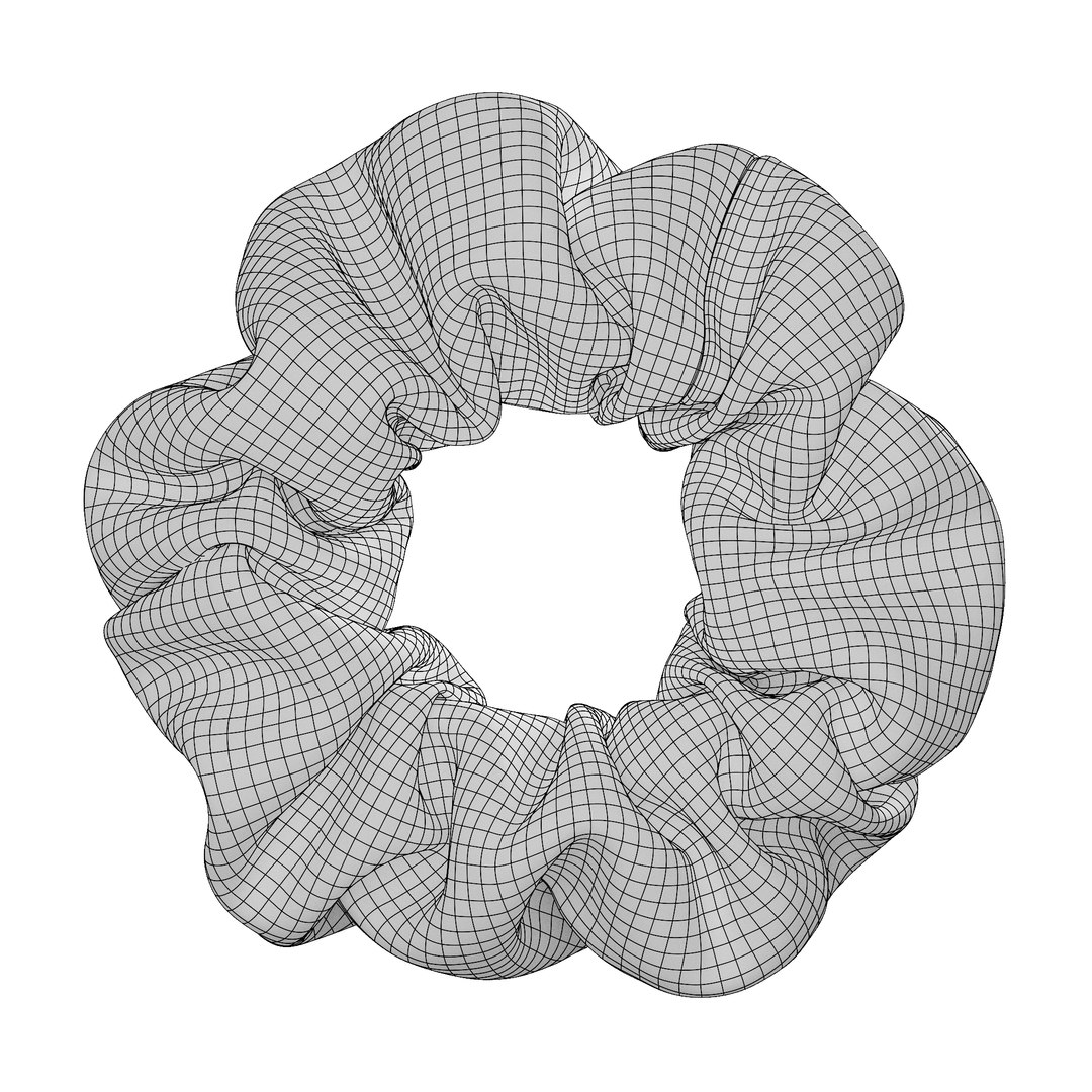 Scrunchie 3D Model - TurboSquid 2056973
