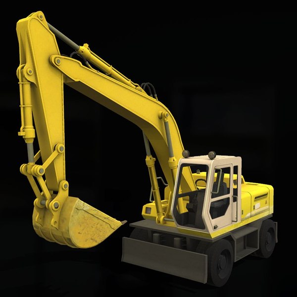 excavator 3D model