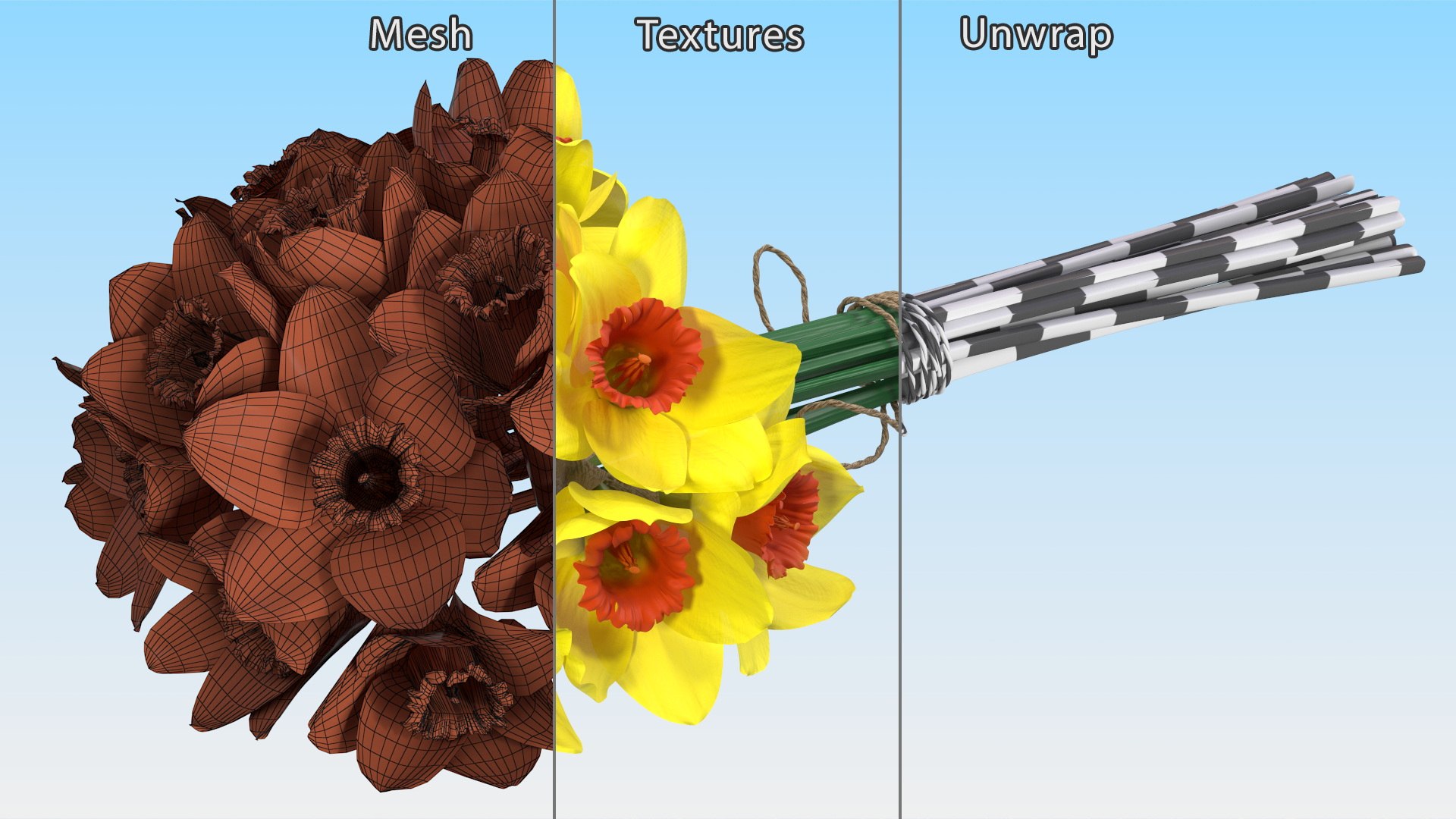 Yellow Daffodils Bouquet 3D model https://p.turbosquid.com/ts-thumb/GJ/aEKb1w/0I/yellowdaffodilsbouquet3dmodel020/jpg/1688873744/1920x1080/fit_q87/f127b95e10cc42672e451893646b369fa8a5a22a/yellowdaffodilsbouquet3dmodel020.jpg