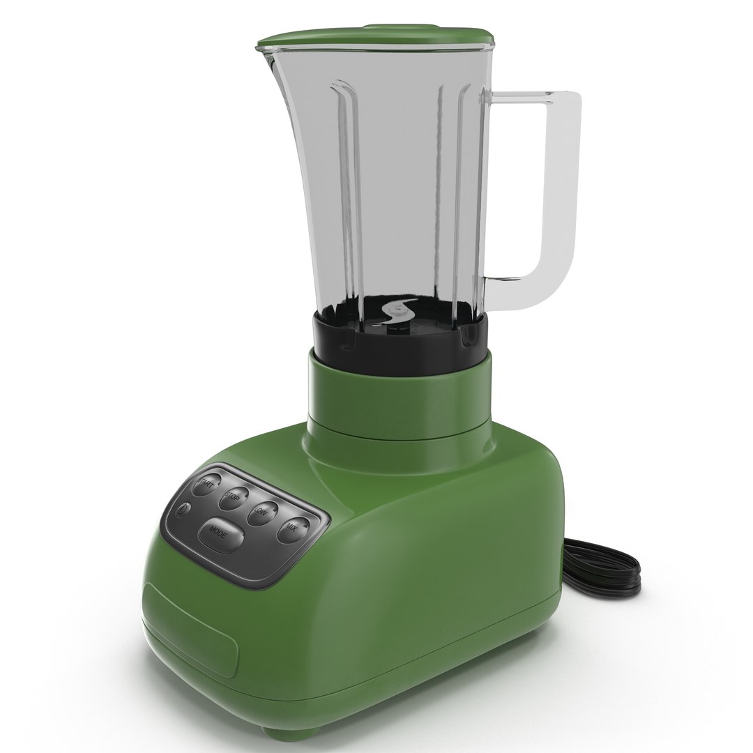 Blender Green 3D Model 3D model preview