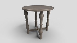 3D Round Table N70 model