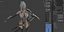 3D Dark Elf Blader - Game Ready model