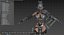 3D Dark Elf Blader - Game Ready model