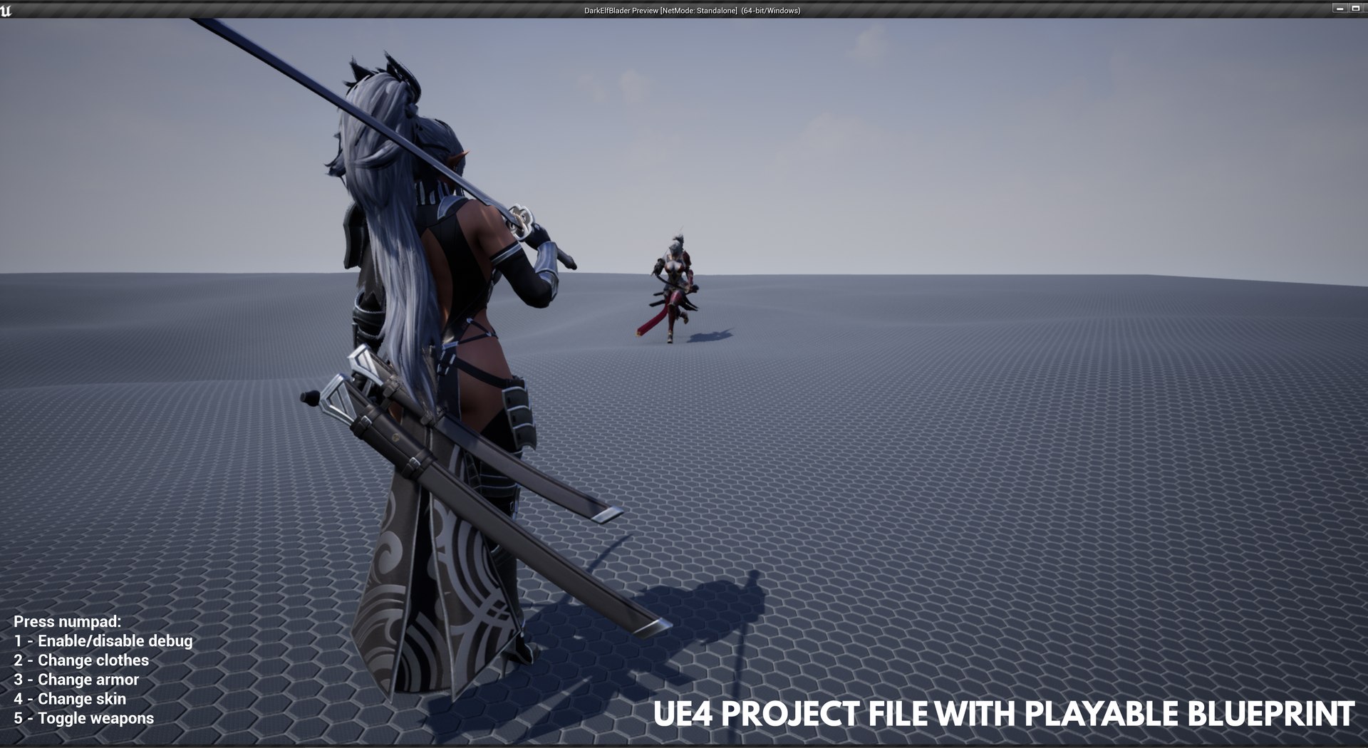 3d Dark Elf Blader - Game Ready Model - Turbosquid 1789048