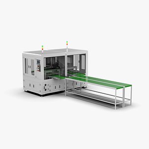 Automatic Keyboard Punching Machine 3D