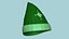 Gnome Hat 03 - Green - Character Design Fashion