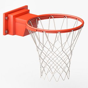 Basketball Hoop and Net 3D