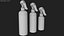 Maqueta de botellas de spray reutilizables