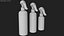 Maqueta de botellas de spray reutilizables