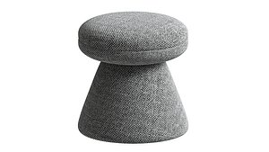 3D Paxson Boucle Ottoman model