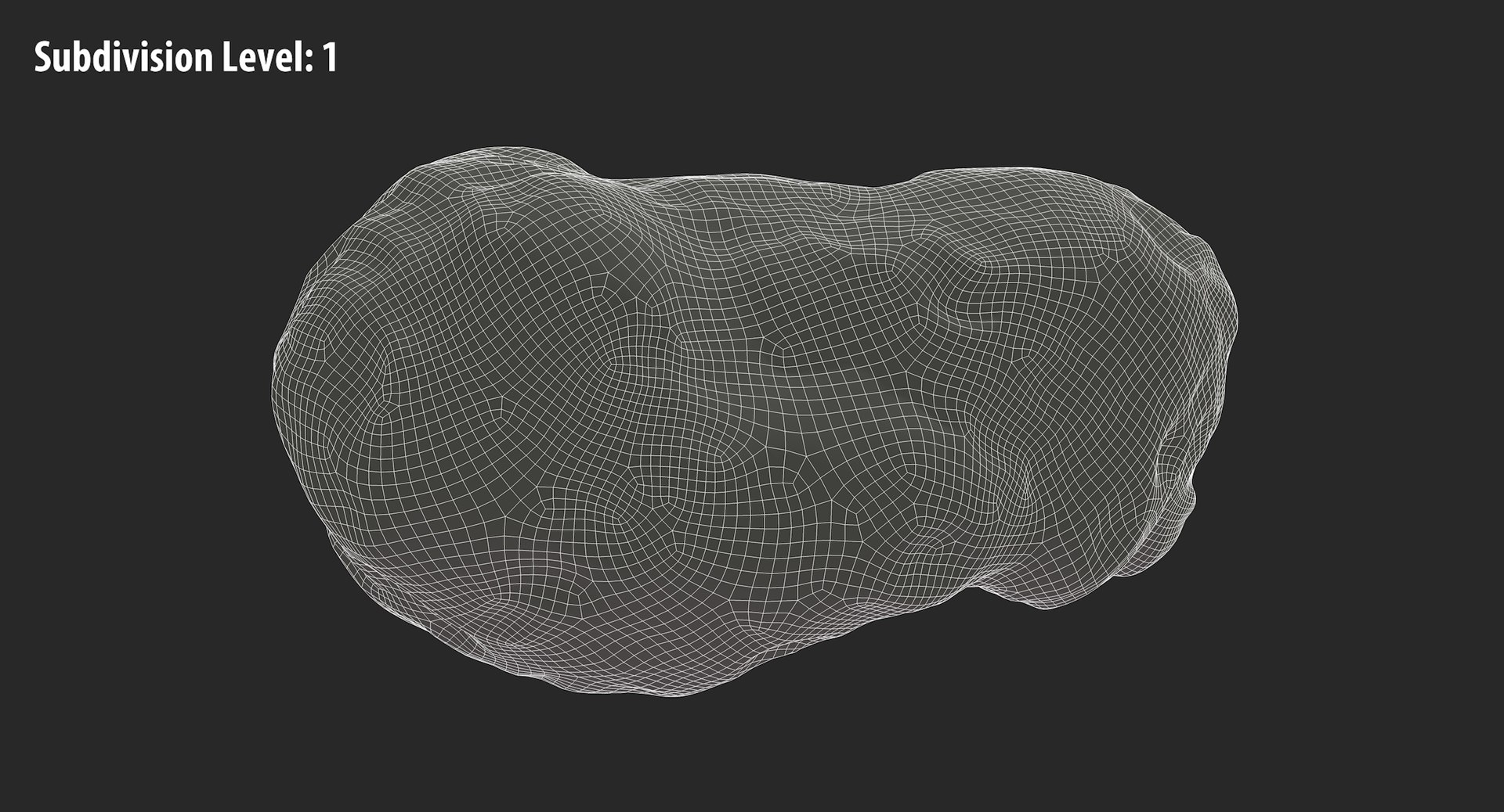 3d Model Asteroid 06