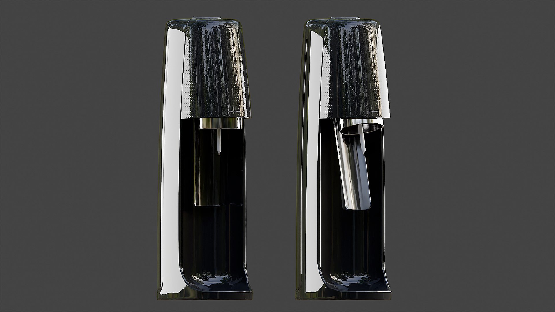 3D Sodastream Machine Sparkling Water Maker Black Model - TurboSquid ...