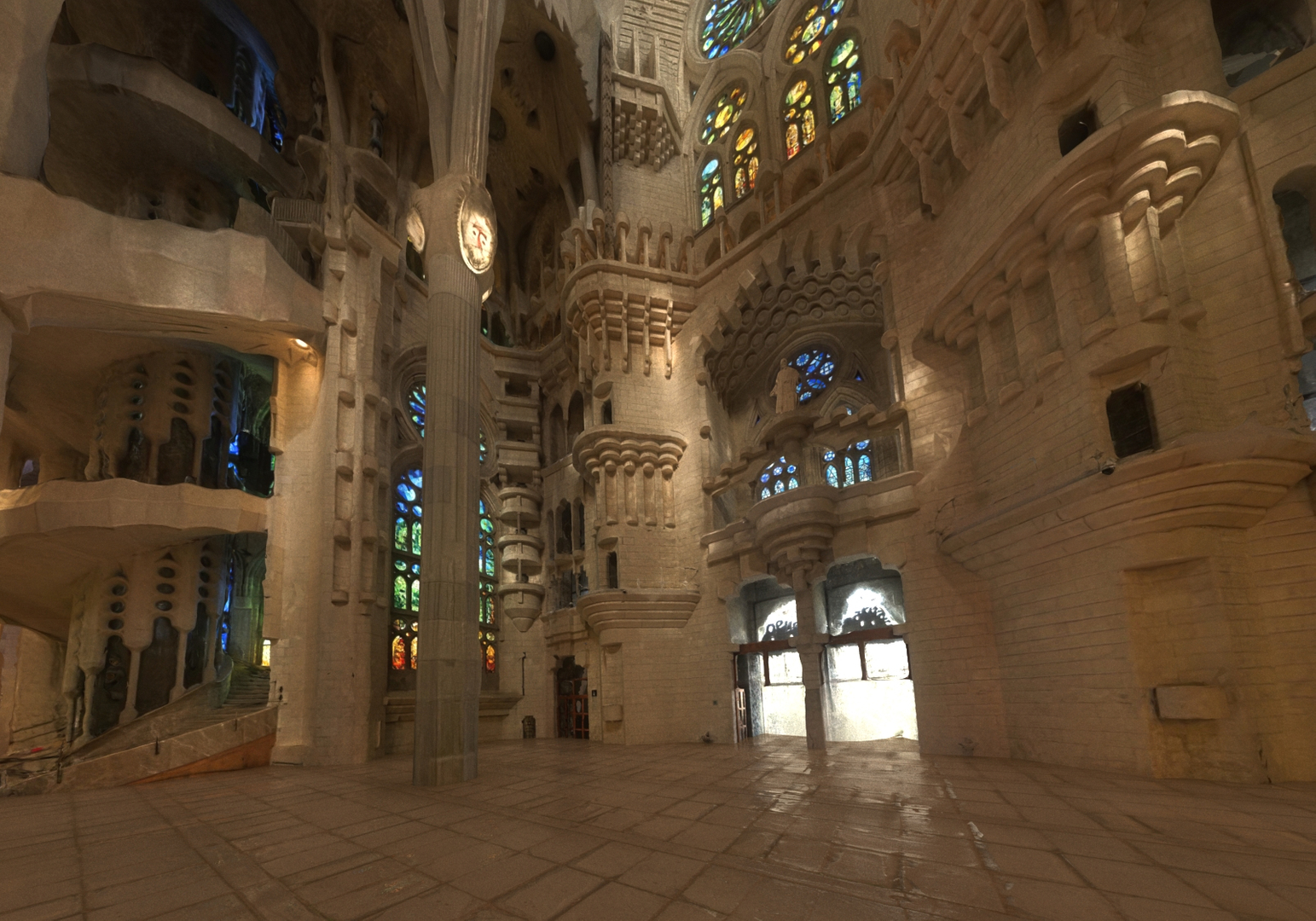 Sagrada Familia Interior 3D Model - TurboSquid 1858292