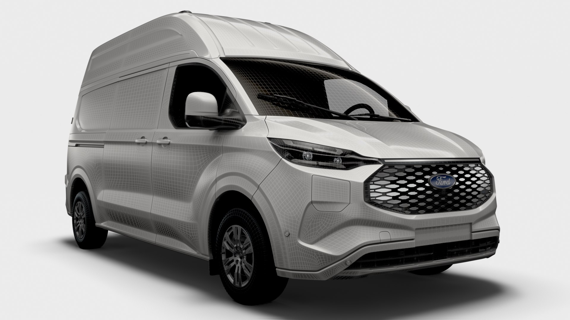 Ford E Transit Custom L2H2 2023 3D TurboSquid 2000609