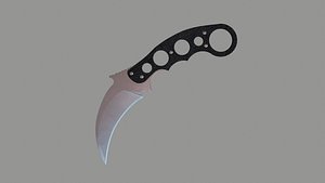 karambit knife 3d model