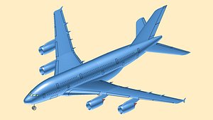Airbus A380-800 Pax Aircraft Solid Assembly