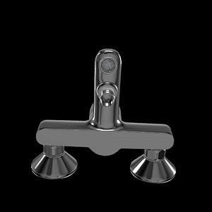 3D Grohe Product-faucet-BauEdge - 2-hole bath mixer model