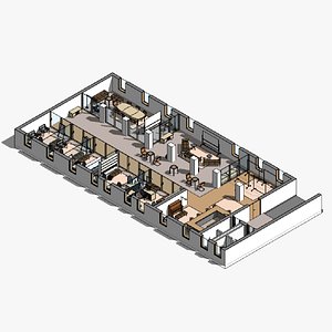 Coworking - Revit model
