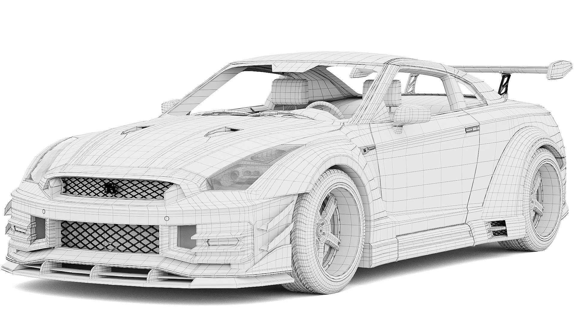3D Nissan GTR R35 Nismo - TurboSquid 2211946