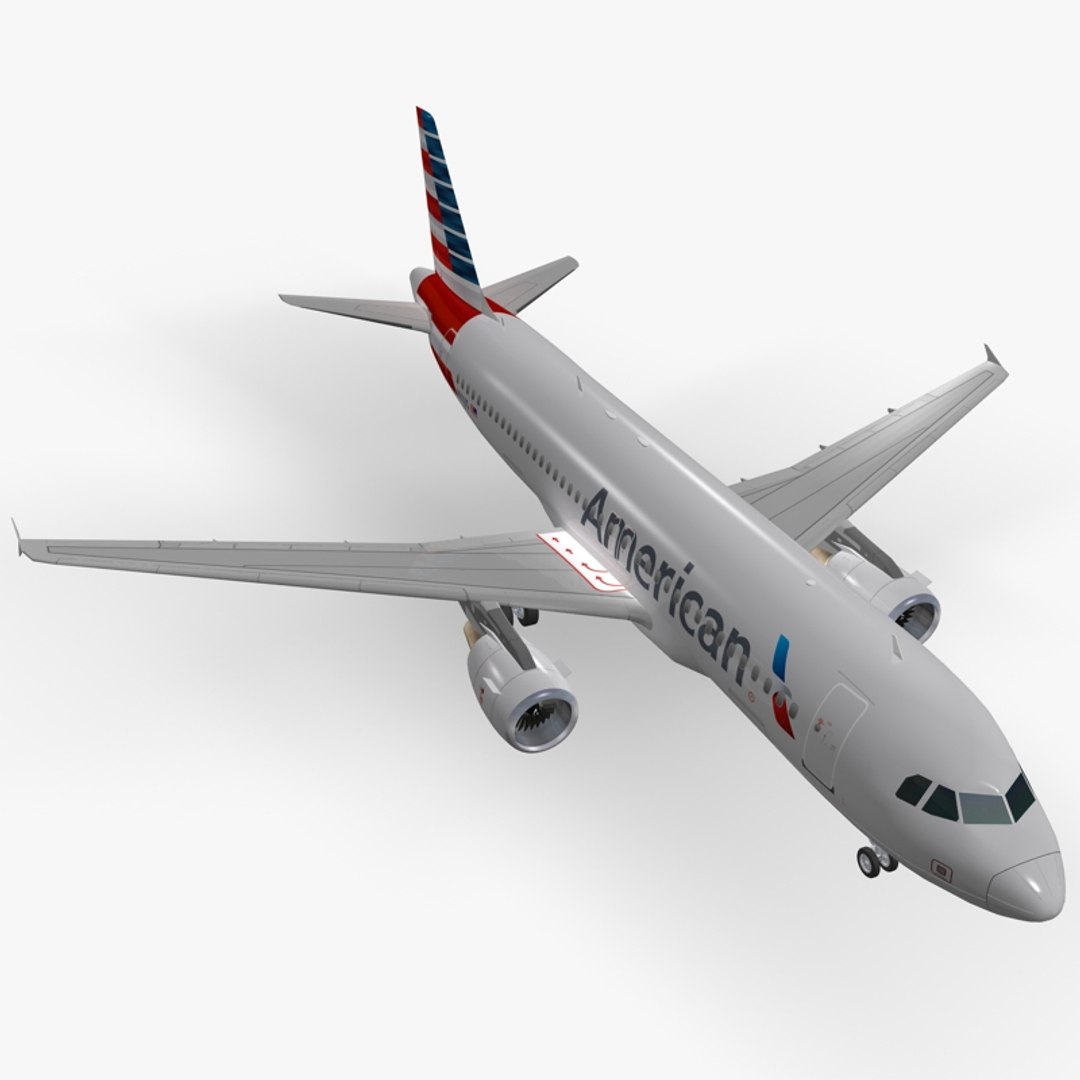 Airbus A320-214 American Airlines Model - TurboSquid 1197449