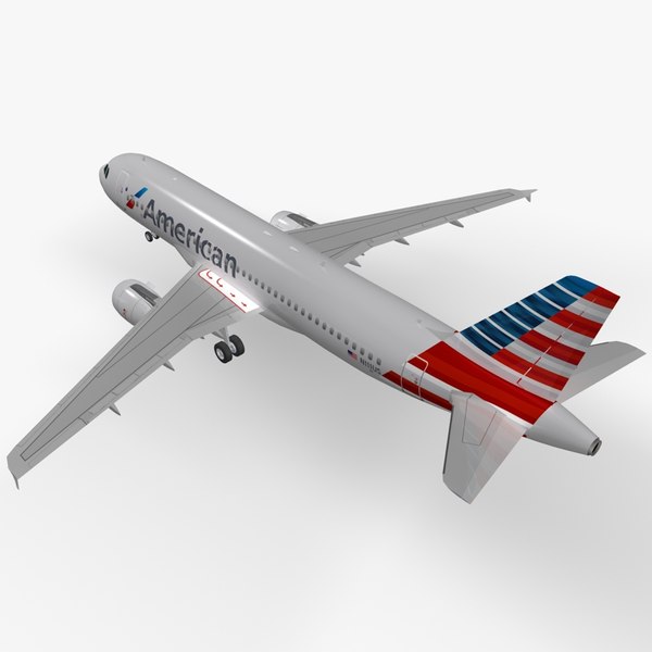 Airbus a320-214 american airlines model - TurboSquid 1197449