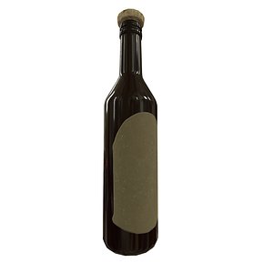 3d ready bottle wine