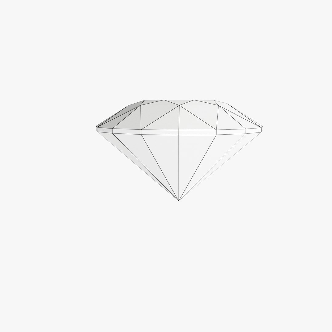 3D Brilliant Cut Diamond Model - TurboSquid 1304180