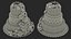 Multilevel Wedding Cakes Collection 3D model