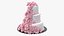 Multilevel Wedding Cakes Collection 3D model