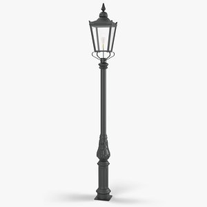 3D model Electrical Victorian Streetlamp