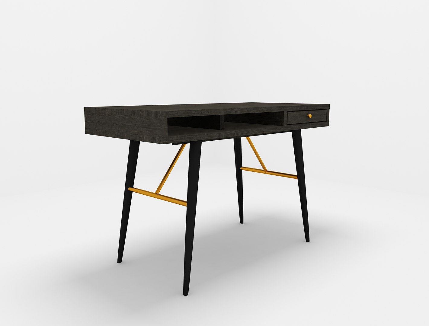 3D Minimalist Study Desk Model - TurboSquid 1784510