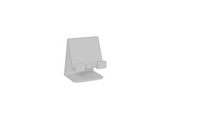 3D Universal Phone Stand with Charging Slot  Sleek and Functional Design